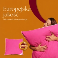 2X PODUSZKA PÓŁPUCHOWA 70x80 4KG RÓŻ ANTYALERGICZNA MIĘKKA 100% BAWEŁNA